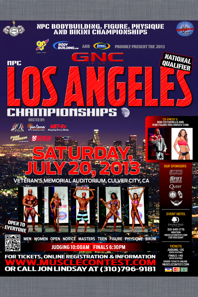 5 days out from Jon Lindsay’s LA Championship show July 20th 2013